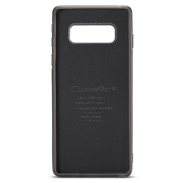 Caseme 2-i-1 Multifunktionel Samsung Galaxy S10 Pung Taske - Sort