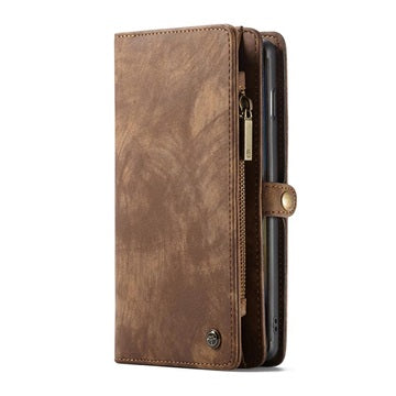 CaseMe 2-i-1 Multifunktionel Samsung Galaxy S10+ Pung - Brun