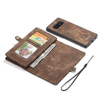 CaseMe 2-i-1 Multifunktionel Samsung Galaxy S10+ Pung - Brun