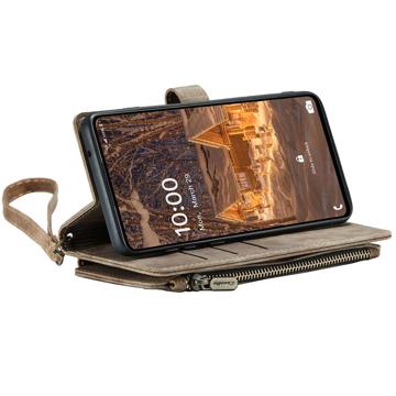 Caseme C30 Multifunktionel Samsung Galaxy A33 5G Pung - Brun