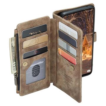 Caseme C30 Multifunktionel Samsung Galaxy A33 5G Pung - Brun