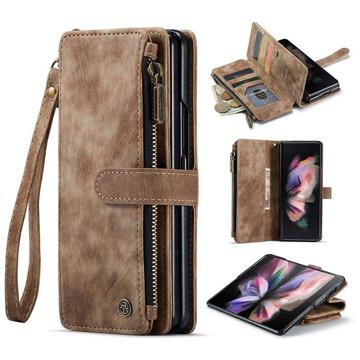 Caseme C30 Multifunktionel Samsung Galaxy Z Fold4 Pung - Brun