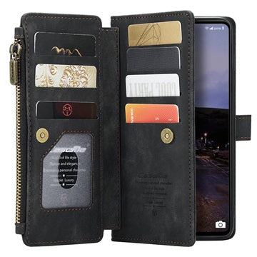 Caseme C30 Multifunktionel Samsung Galaxy A33 5G Pung - Sort