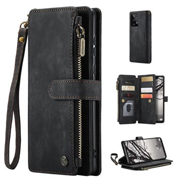 Caseme C30 Multifunktionel Samsung Galaxy A53 5G Pung - Sort