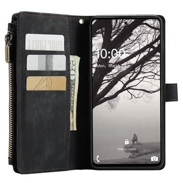 Caseme C30 Multifunktionel Samsung Galaxy A53 5G Pung - Sort