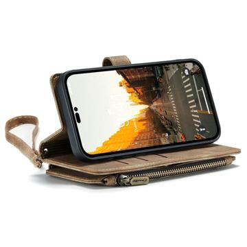 Caseme C30 Multifunktionel iPhone 14 Pro Max Pung - Brun