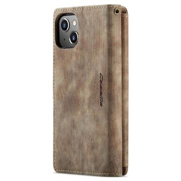 iPhone 14 Caseme C30 Multifunktionel Pung - Brun
