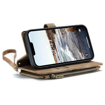 iPhone 14 Caseme C30 Multifunktionel Pung - Brun