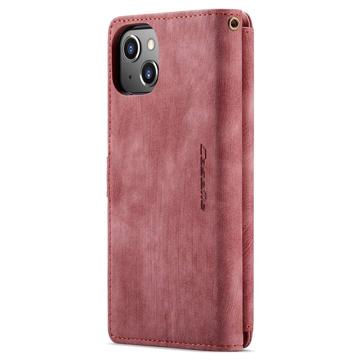 iPhone 14 Caseme C30 Multifunktionel Pung - Rød