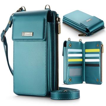 Caseme ME50 Universal Crossbody-taske m. RFID-beskyttelse - 4"-7.3" - Blå