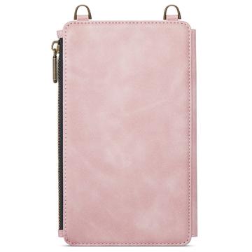 Caseme Me40 Universal RFID-skuldertaske - 4"-7.5" - Pink
