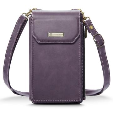 Caseme Me40 Universal RFID-skuldertaske - 4"-7.5" - Lilla