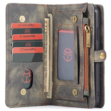 Caseme 2-i-1 Multifunktionel iPhone 11 Pung - Grå
