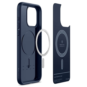 iPhone 15 Pro Max Caseology Parallax Mag Hybrid Cover - Midnatsblå