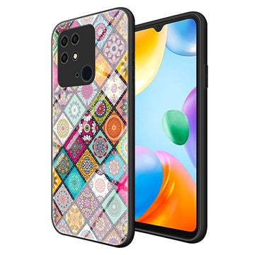 Ternet Mønster Xiaomi Redmi 10C Hybrid Cover - Farverig Mandala