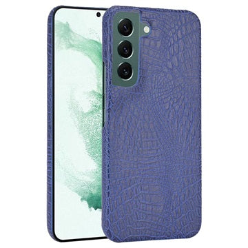 Krokodille Series Samsung Galaxy S22 5G Cover - Blå