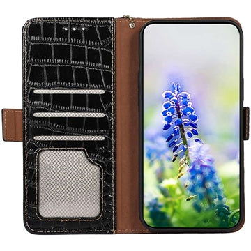 Crocodile Series OnePlus Nord CE 3 Lite/N30 Læderpung med RFID - Sort