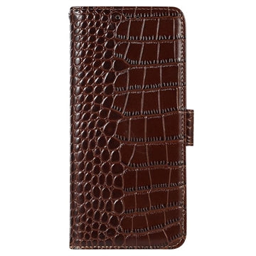 Crocodile Series OnePlus Nord CE 3 Lite/N30 Læderpung med RFID - Brun
