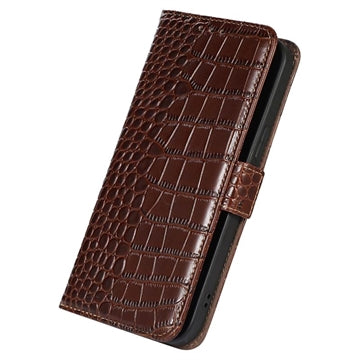 Crocodile Series OnePlus Nord CE 3 Lite/N30 Læderpung med RFID - Brun