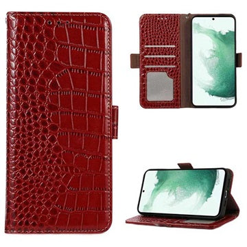 Crocodile Series Samsung Galaxy A53 5G Læderpung med RFID - Rød