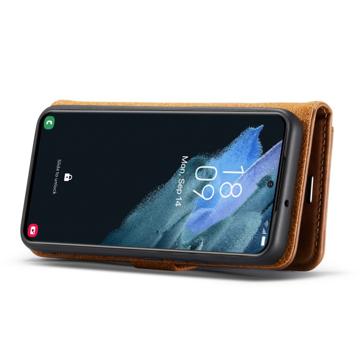 DG.Ming Samsung Galaxy S23+ 5G Læderpung med Aftagelig Cover - Brun