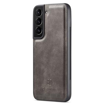 DG.Ming Samsung Galaxy S23+ 5G Læderpung med Aftagelig Cover - Grå