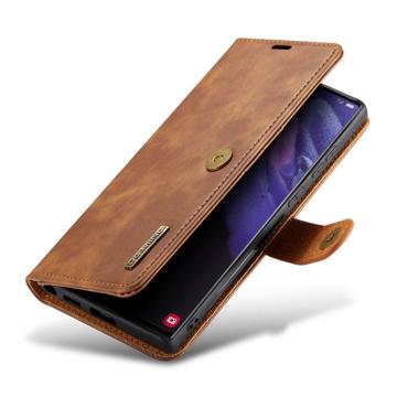DG.Ming Samsung Galaxy S23 Ultra 5G Læderpung med Aftageligt Cover - Brun