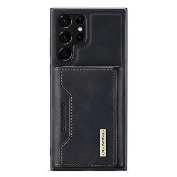 DG.Ming M2 Samsung Galaxy S23 Ultra 5G Hybrid Cover med Pung - Sort