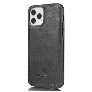 iPhone 13 DG.Ming Læderpung med Aftageligt Cover - Sort