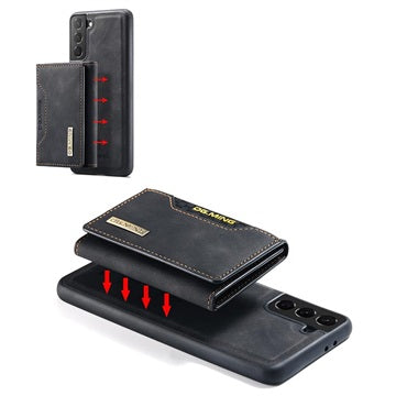 DG.Ming M2 Samsung Galaxy S21 5G Hybrid Cover med Pung - Sort