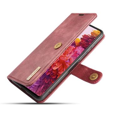 Samsung Galaxy S20 FE DG.Ming Læderpung med Aftageligt Cover - Vinrød