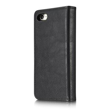 iPhone 7/8/SE (2020)/SE (2022) DG.Ming 2-i-1 Læderpung med Aftageligt Cover - Sort