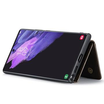 DG.Ming M2 Samsung Galaxy S23 Ultra 5G Hybrid Cover med Pung - Kaffe