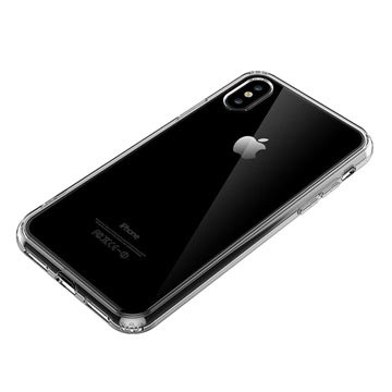 iPhone X / iPhone XS Drop Resistent Crystal TPU Cover - Gennemsigtig