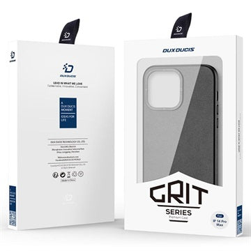 Dux Ducis Grit iPhone 14 Pro Max Hybrid Cover - Sort