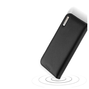 Dux Ducis Hivo iPhone 14 Pro Læderpung - Sort