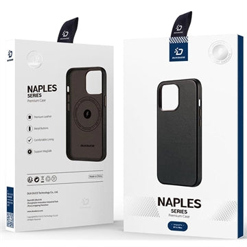 Dux Ducis Naples iPhone 14 Plus Læder Dækket Cover - Kaffe