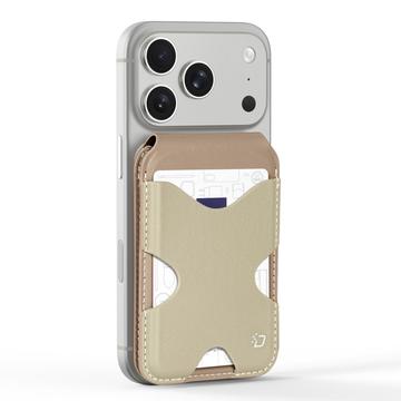 Dux Ducis Papo RFID-blokerende magnetisk kortholder og stativ - MagSafe-kompatibel - Khaki