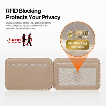 Dux Ducis Papo RFID-blokerende magnetisk kortholder og stativ - MagSafe-kompatibel - Khaki