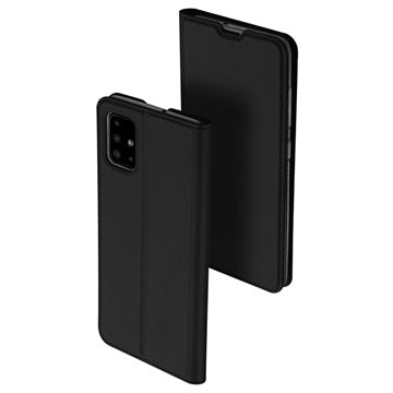 Dux Ducis Skin Pro Samsung Galaxy A51 Flip Cover med Kortholder - Sort