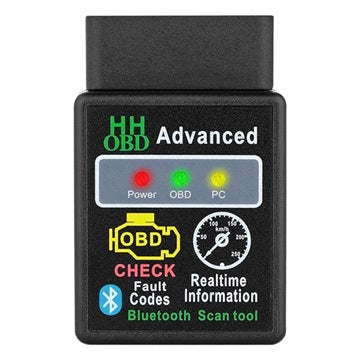 ELM327 V2.1 Bluetooth OBD2 Bildiagnostik Værktøj - Sort