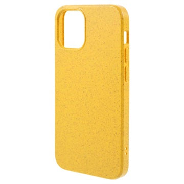 Saii Eco Line iPhone 12/12 Pro Biologisk Nedbrydeligt Cover - Gul