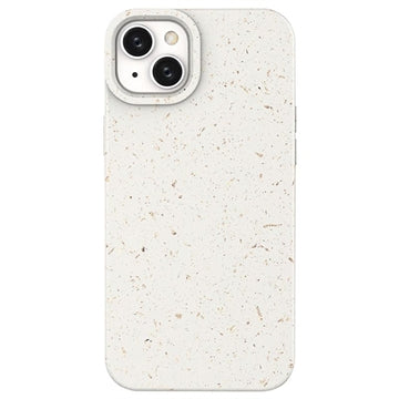 Eco Nature iPhone 14 Plus Hybrid Cover - Hvid