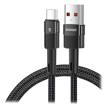 Essager Quick Charge 3.0 USB-C Kabel - 66W - 2m - Sort