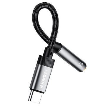 Essager Type-C til 3.5mm lydadapter - 12cm