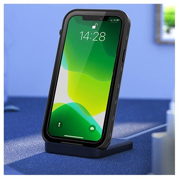 Extreme IP68 iPhone 12 Pro Magnetisk Vandtæt Taske - Sort