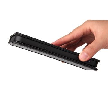 Fierre Shann iPhone 14 Pro Læderpung - Sort