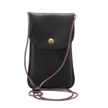 Moderigtigt Universal Taske / pouch med Rem - 16.5x9.5cm - sort