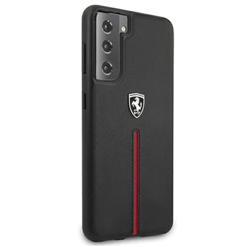 Ferrari Off Track Samsung Galaxy S21 5G Hybrid Cover - Sort