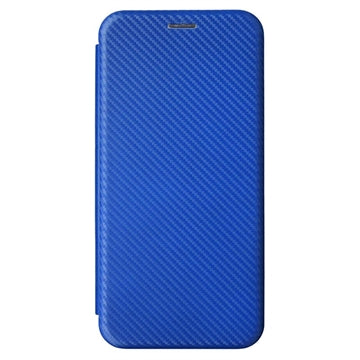 OnePlus Ace 2V/Nord 3 Flip Cover - Karbonfiber - Blå